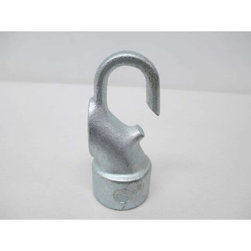 Emerson Electric Appleton® UNILETS™ FHHF-75 Female Flexible Fixture Hanger Hook With 5/8 in Dia Wireway, For Use With Threaded Metal Rigid and IMC Conduit, 3/4 in Size, 200 lb Capacity, Malleable Iron